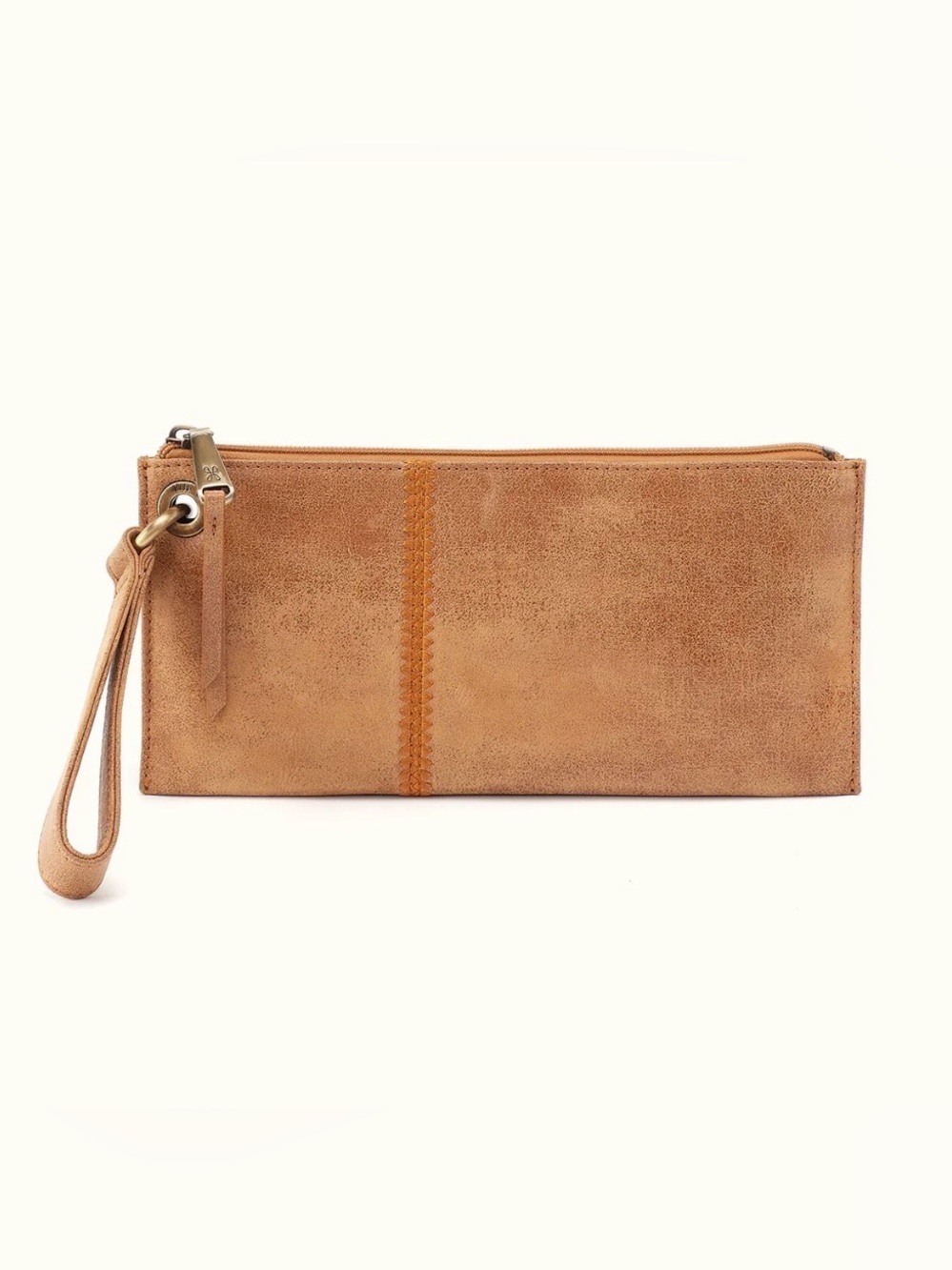 HOBO Vida Wristlet in Buffed Leather Whiskey